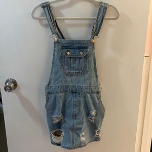 Denim Overall Dress